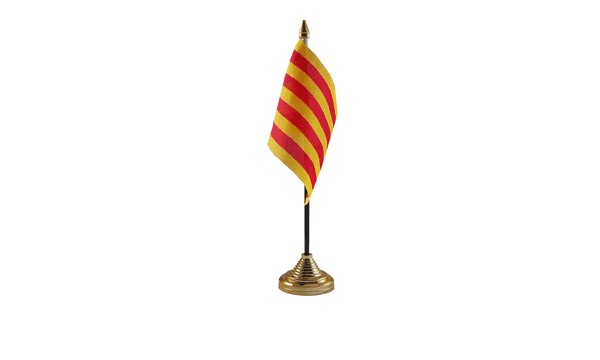 Catalonia Table Flags